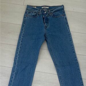 Levi's Blue Straight Leg Jeans